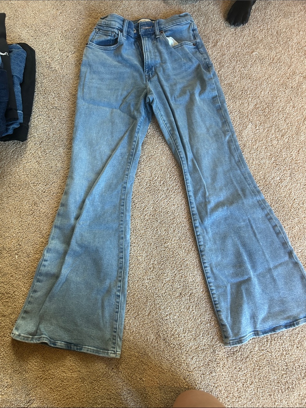 Abercrombie & Fitch Light Blue Flare Jeans